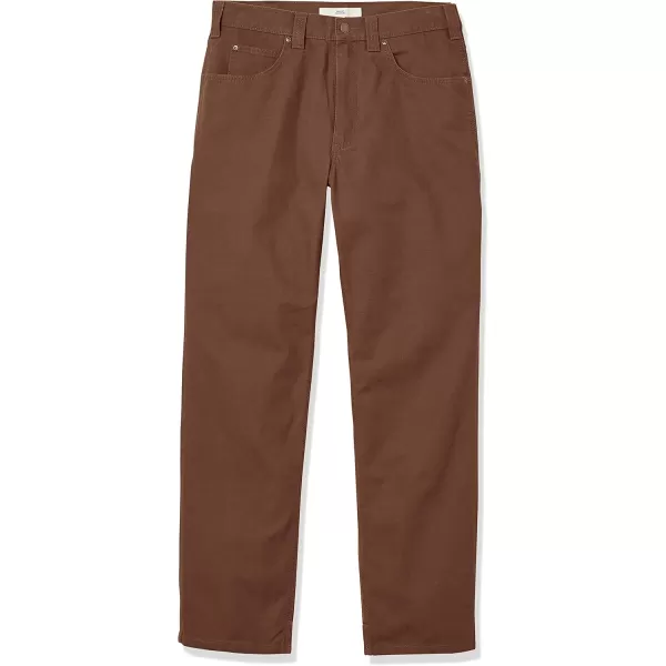 Amazon Essentials Mens Carpenter Utility Pant with Tool PocketsBrown