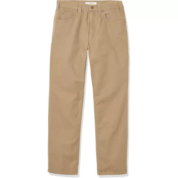 Amazon Essentials Mens Carpenter Utility Pant with Tool PocketsKhaki Brown