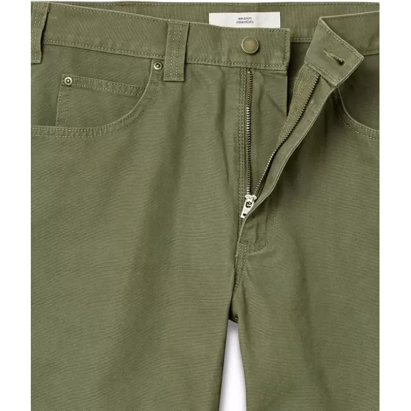 Amazon Essentials Mens Carpenter Utility Pant with Tool PocketsOlive