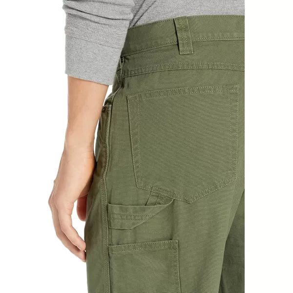 Amazon Essentials Mens Carpenter Utility Pant with Tool PocketsOlive