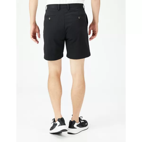 Amazon Essentials Mens ClassicFit 7 ShortBlack