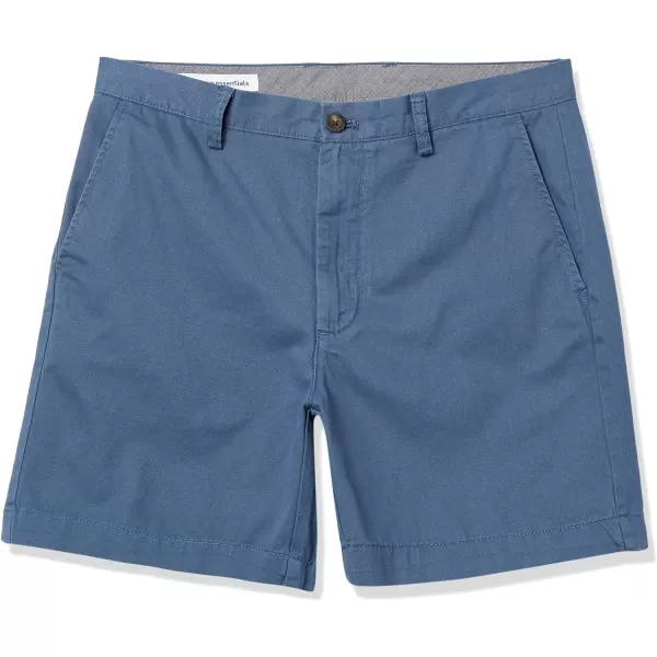 Amazon Essentials Mens ClassicFit 7 ShortBlue