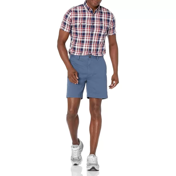 Amazon Essentials Mens ClassicFit 7 ShortBlue