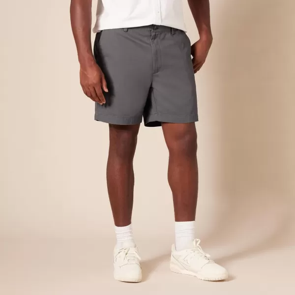 Amazon Essentials Mens ClassicFit 7 ShortGrey