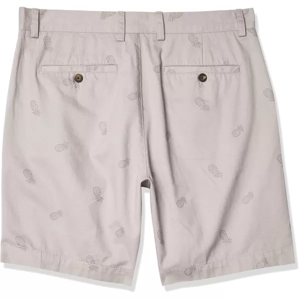 Amazon Essentials Mens ClassicFit 7 ShortGrey Pineapple