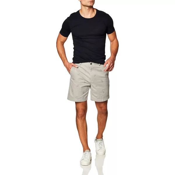 Amazon Essentials Mens ClassicFit 7 ShortGrey Pineapple