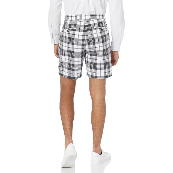 Amazon Essentials Mens ClassicFit 7 ShortGrey Plaid