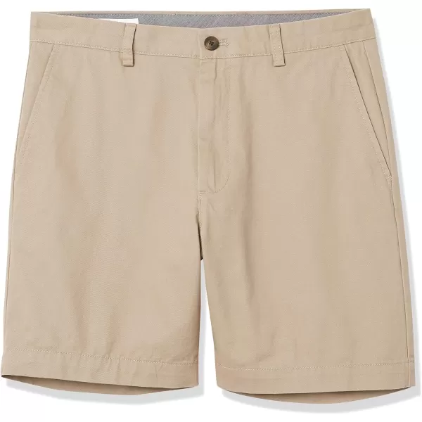 Amazon Essentials Mens ClassicFit 7 ShortKhaki Brown