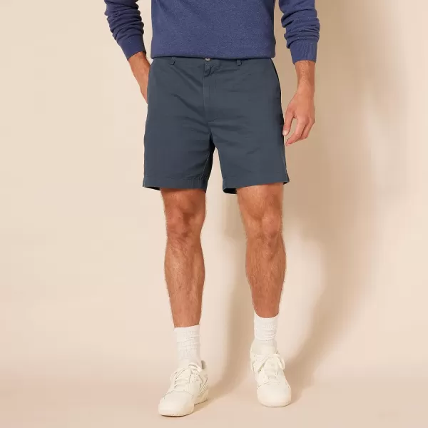 Amazon Essentials Mens ClassicFit 7 ShortNavy