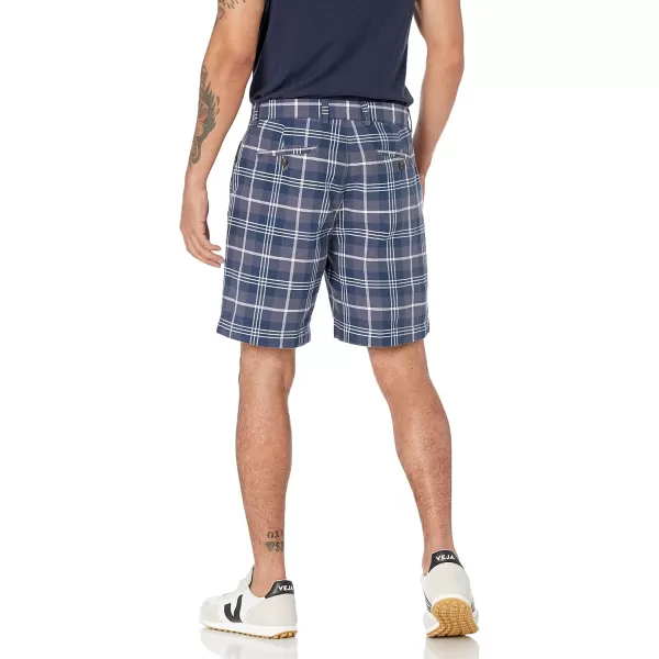 Amazon Essentials Mens ClassicFit 7 ShortNavy Plaid