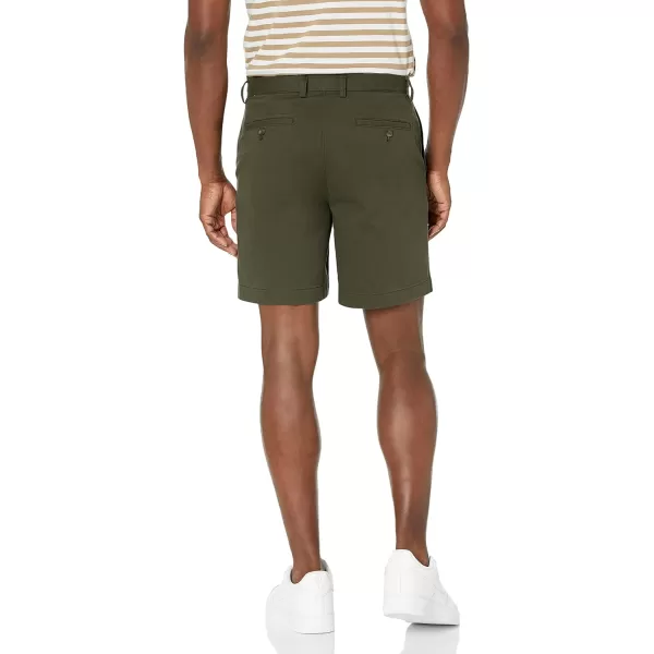 Amazon Essentials Mens ClassicFit 7 ShortOlive