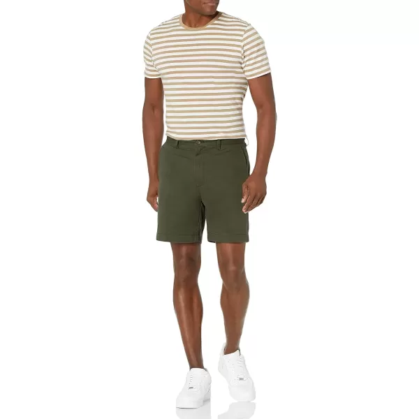 Amazon Essentials Mens ClassicFit 7 ShortOlive