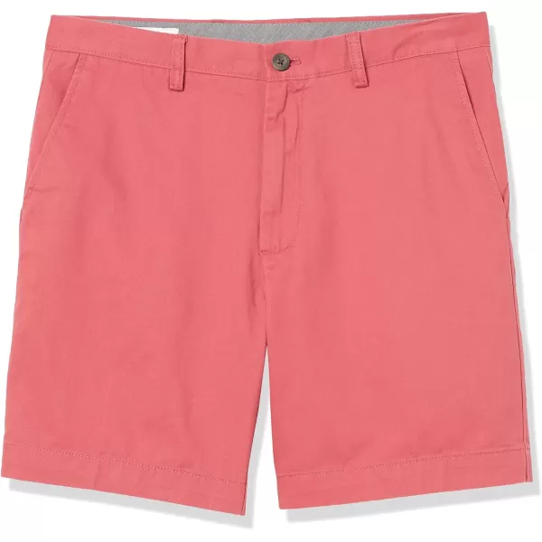 Amazon Essentials Mens ClassicFit 7 ShortWashed Red