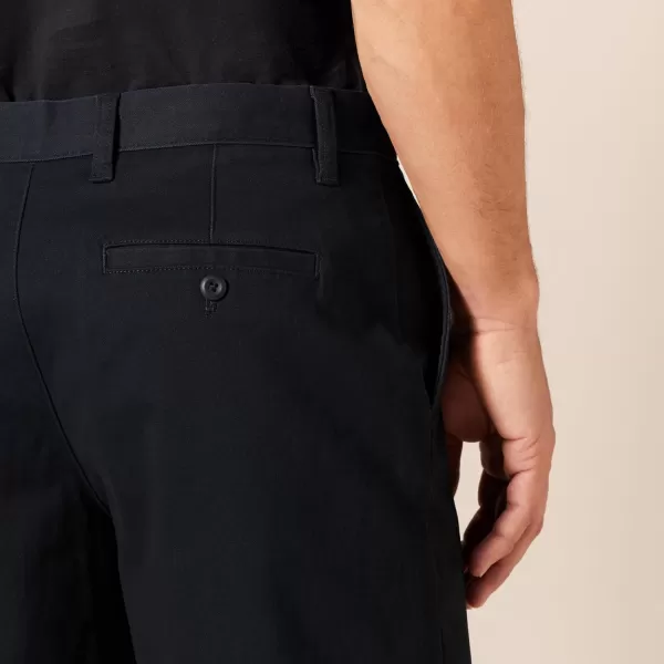 Amazon Essentials Mens ClassicFit 9 Comfort Stretch Chino ShortBlack