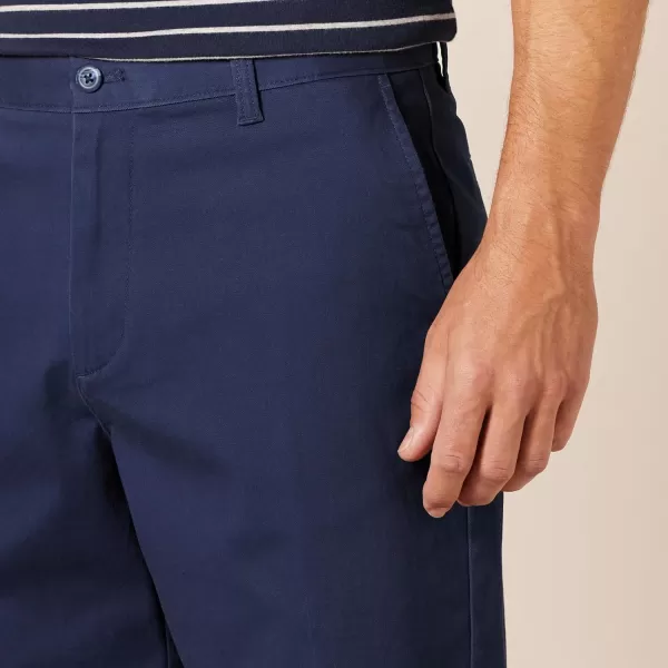 Amazon Essentials Mens ClassicFit 9 Comfort Stretch Chino ShortNavy