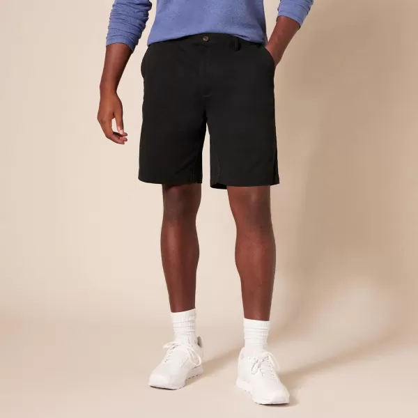 Amazon Essentials Mens ClassicFit 9 ShortBlack