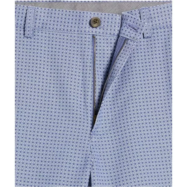 Amazon Essentials Mens ClassicFit 9 ShortBlue Geometric Print