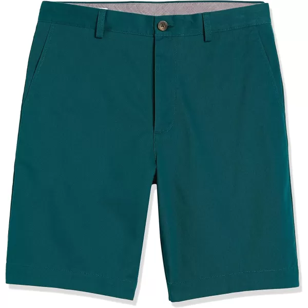 Amazon Essentials Mens ClassicFit 9 ShortDark Green