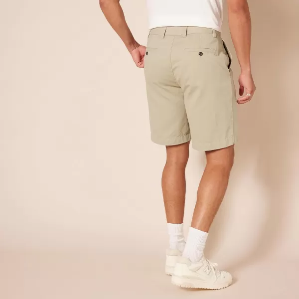 Amazon Essentials Mens ClassicFit 9 ShortKhaki Brown