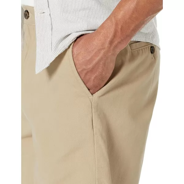 Amazon Essentials Mens ClassicFit 9 ShortLight Brown