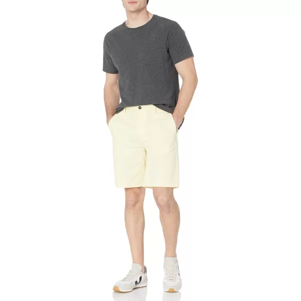 Amazon Essentials Mens ClassicFit 9 ShortLight Yellow