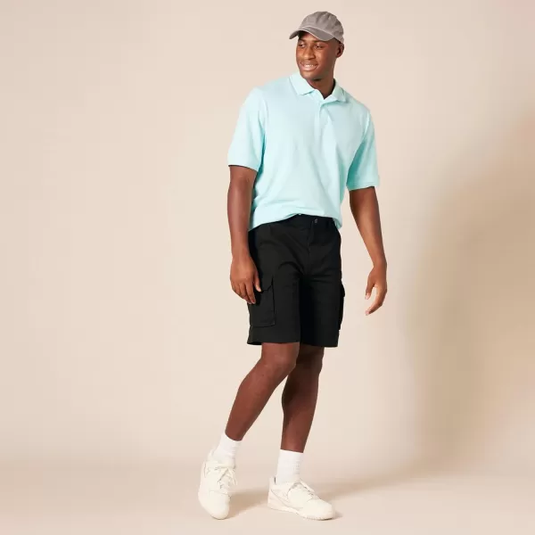 Amazon Essentials Mens ClassicFit Cargo Short Available in Big  TallBlack