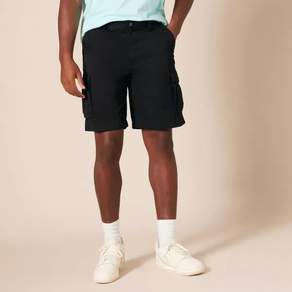 Amazon Essentials Mens ClassicFit Cargo Short Available in Big  TallBlack