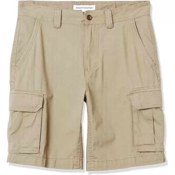 Amazon Essentials Mens ClassicFit Cargo Short Available in Big  TallDark Khaki Brown