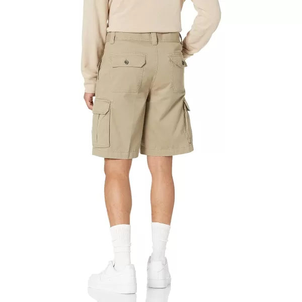 Amazon Essentials Mens ClassicFit Cargo Short Available in Big  TallDark Khaki Brown