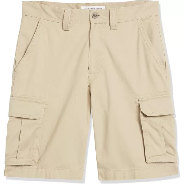 Amazon Essentials Mens ClassicFit Cargo Short Available in Big  TallKhaki Brown