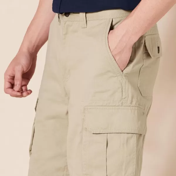 Amazon Essentials Mens ClassicFit Cargo Short Available in Big  TallKhaki Brown