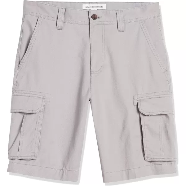 Amazon Essentials Mens ClassicFit Cargo Short Available in Big  TallLight Grey