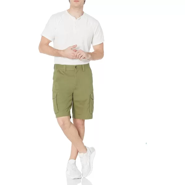 Amazon Essentials Mens ClassicFit Cargo Short Available in Big  TallLight Olive