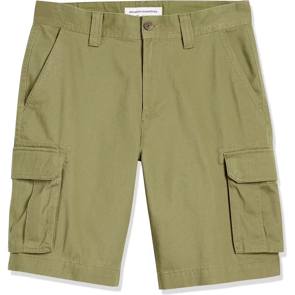 Amazon Essentials Mens ClassicFit Cargo Short Available in Big  TallLight Olive