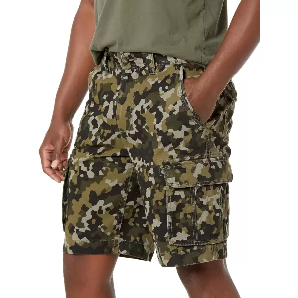 Amazon Essentials Mens ClassicFit Cargo Short Available in Big  TallOlive Camo