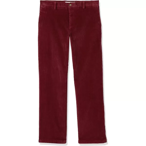 Amazon Essentials Mens ClassicFit Corduroy Chino PantBurgundy