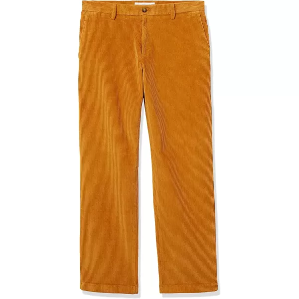 Amazon Essentials Mens ClassicFit Corduroy Chino PantCaramel