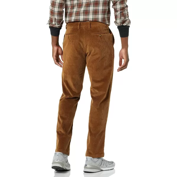 Amazon Essentials Mens ClassicFit Corduroy Chino PantLight Brown