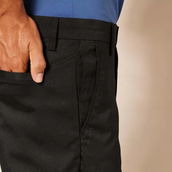 Amazon Essentials Mens ClassicFit Stretch Golf Pant Available in Big amp TallPolyester Blend Black