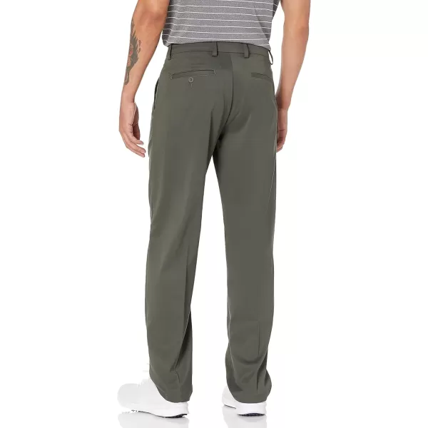 Amazon Essentials Mens ClassicFit Stretch Golf Pant Available in Big amp TallPolyester Blend Olive