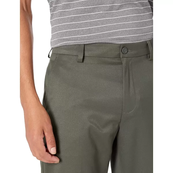 Amazon Essentials Mens ClassicFit Stretch Golf Pant Available in Big amp TallPolyester Blend Olive