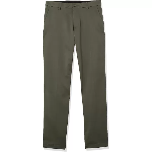 Amazon Essentials Mens ClassicFit Stretch Golf Pant Available in Big amp TallPolyester Blend Olive