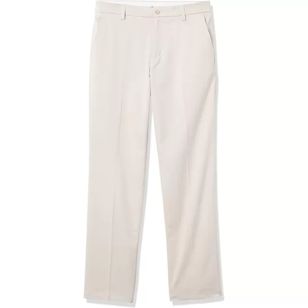 Amazon Essentials Mens ClassicFit Stretch Golf Pant Available in Big amp TallPolyester Blend Stone