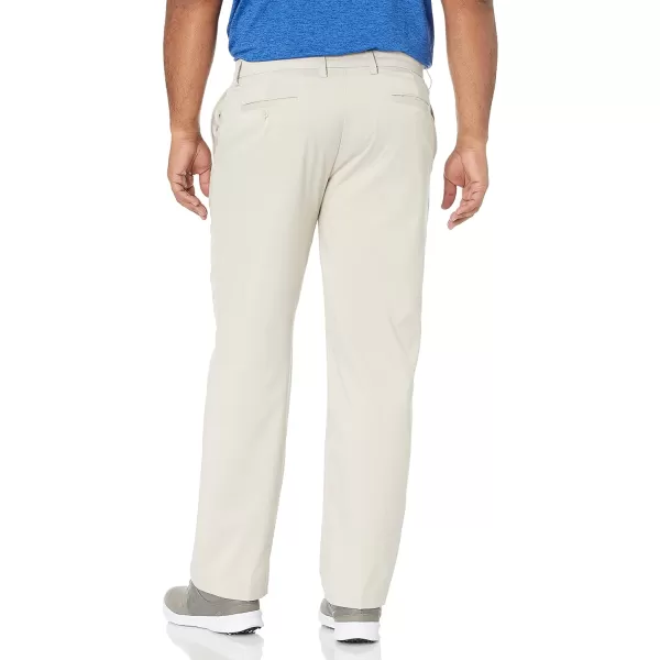 Amazon Essentials Mens ClassicFit Stretch Golf Pant Available in Big amp TallPolyester Blend Stone