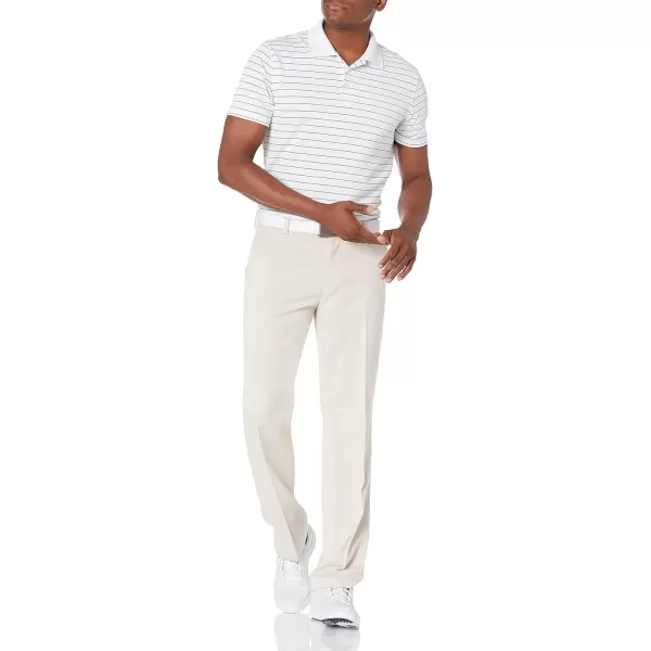 Amazon Essentials Mens ClassicFit Stretch Golf Pant Available in Big amp TallPolyester Blend Stone