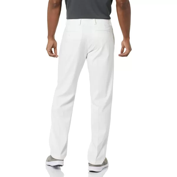 Amazon Essentials Mens ClassicFit Stretch Golf Pant Available in Big amp TallPolyester Blend White