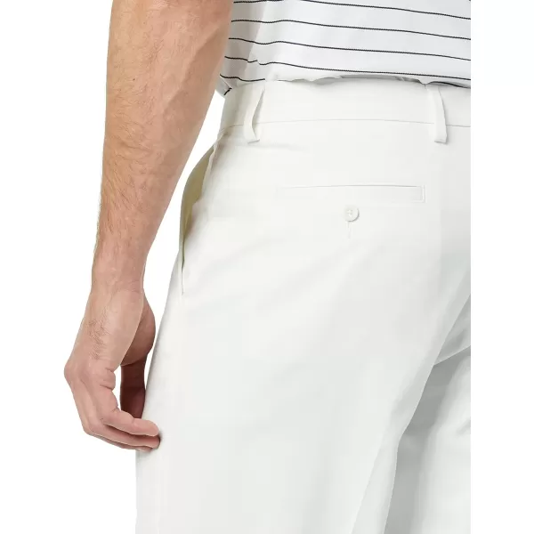 Amazon Essentials Mens ClassicFit Stretch Golf Pant Available in Big amp TallPolyester Blend White