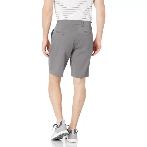 Amazon Essentials Mens ClassicFit Stretch Golf Short Available in Big amp TallPolyester Blend Grey