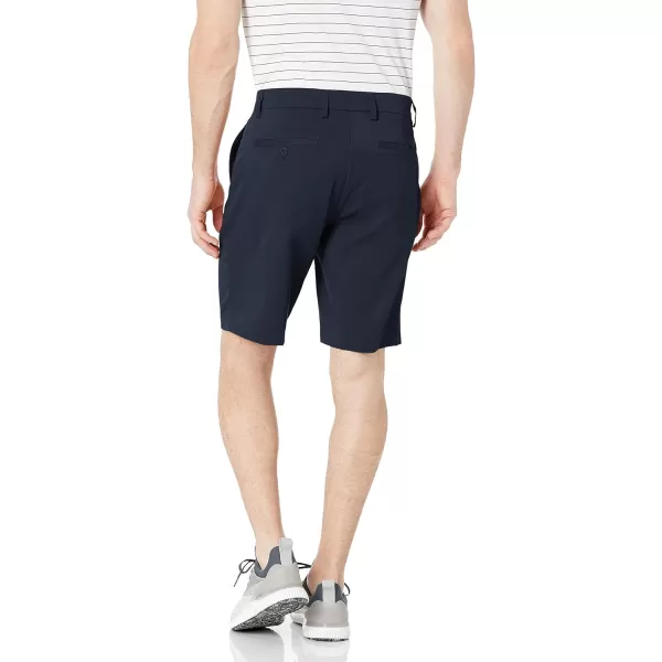 Amazon Essentials Mens ClassicFit Stretch Golf Short Available in Big amp TallPolyester Blend Navy