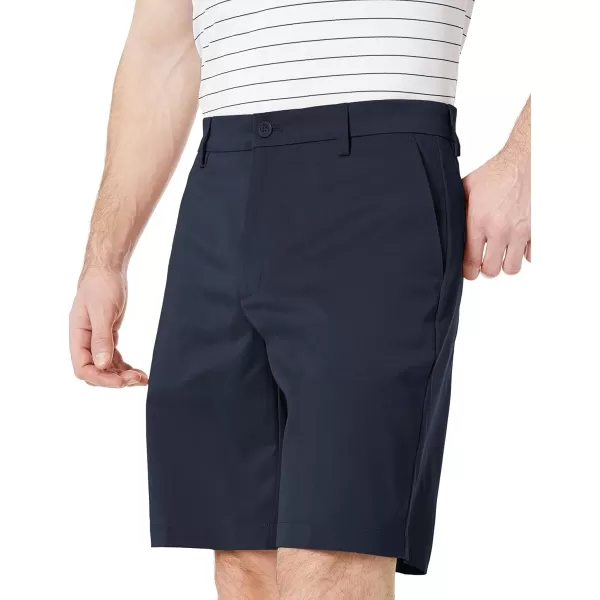 Amazon Essentials Mens ClassicFit Stretch Golf Short Available in Big amp TallPolyester Blend Navy